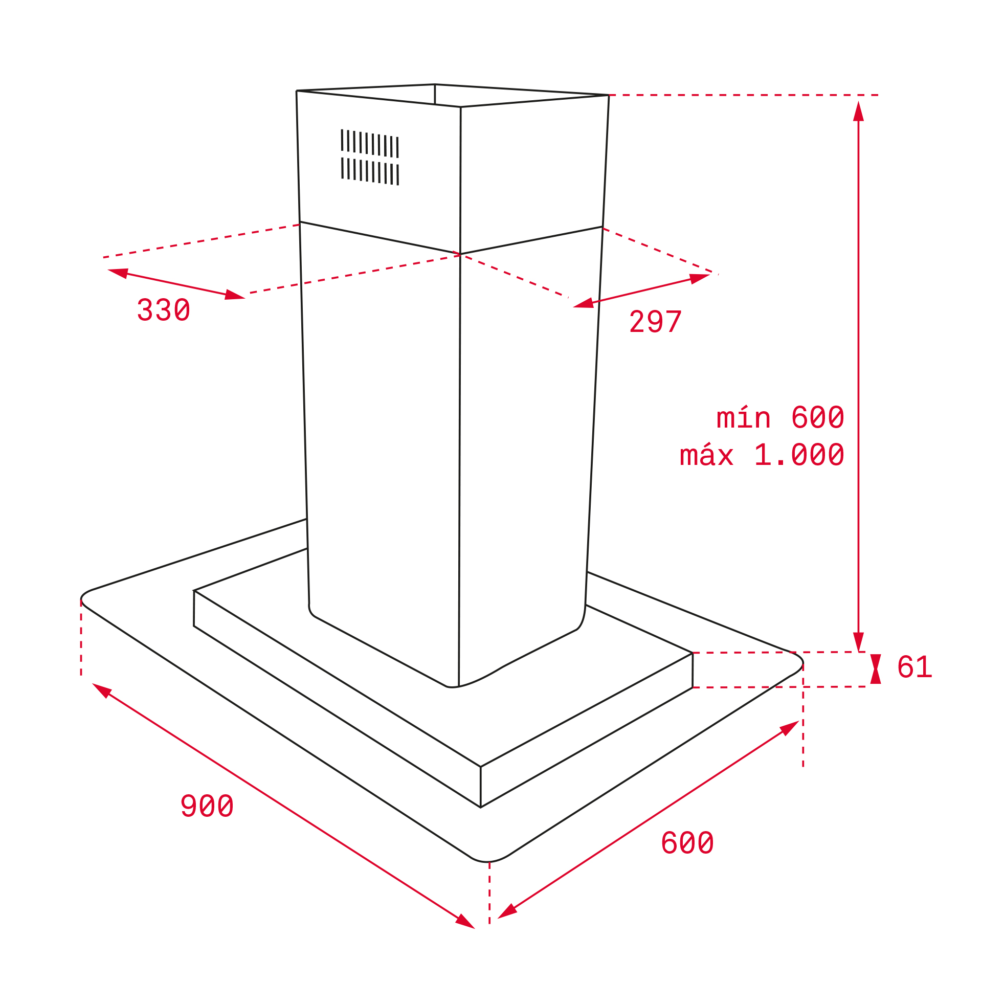 DG3-985 CHIMNEY