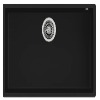 SINK SQUARE 72.40 TG 3 1/2 W / OVF SP BLACK